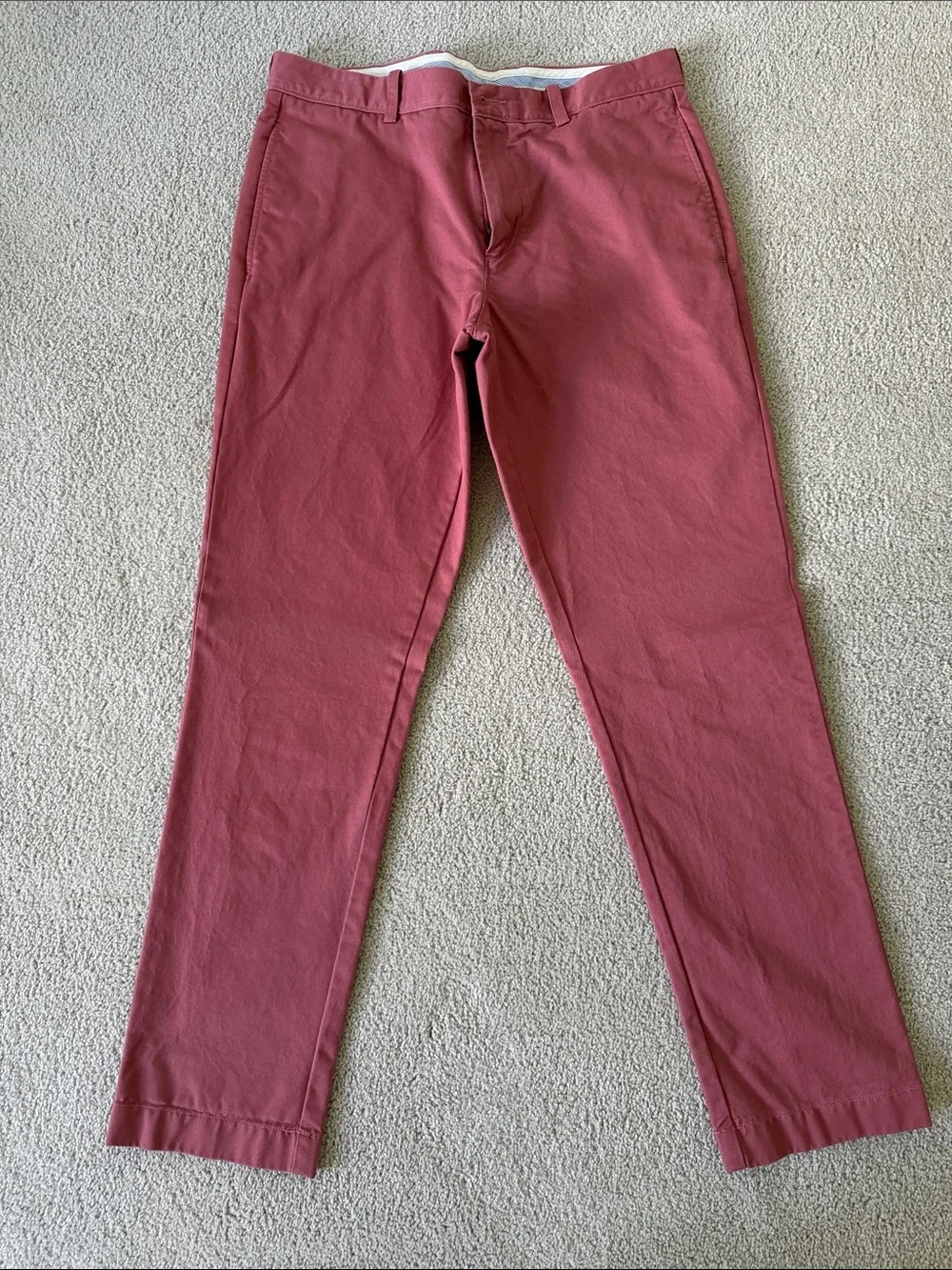 J.Crew Straight Chinos - Nantucket Red